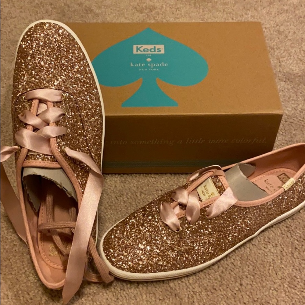 Keds Kate Spade rose gold